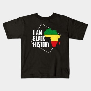 Black history month gift - I am Black History Kids T-Shirt